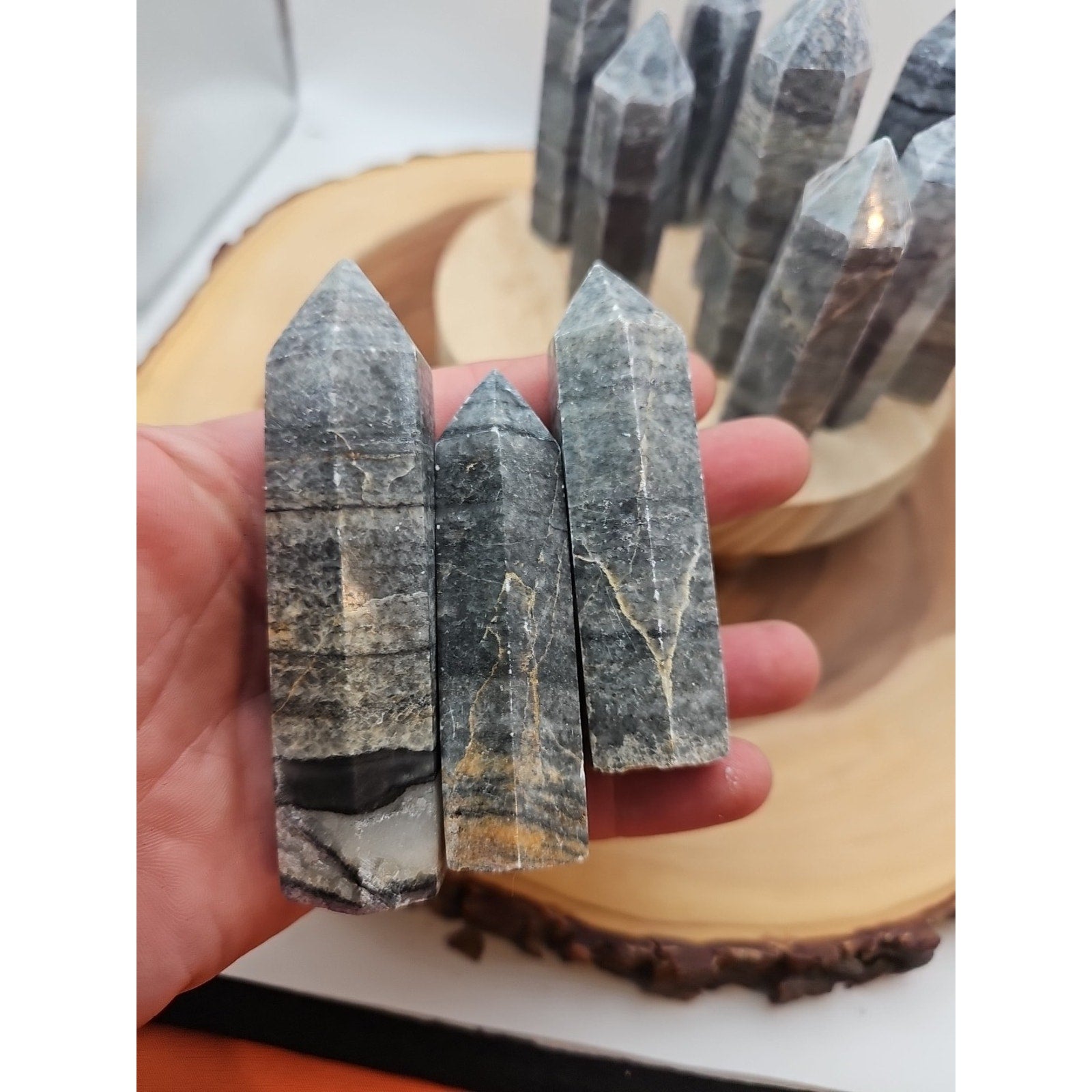 Silver Crazy Lace Towers Set Of 3pcs 3in Tall Avg