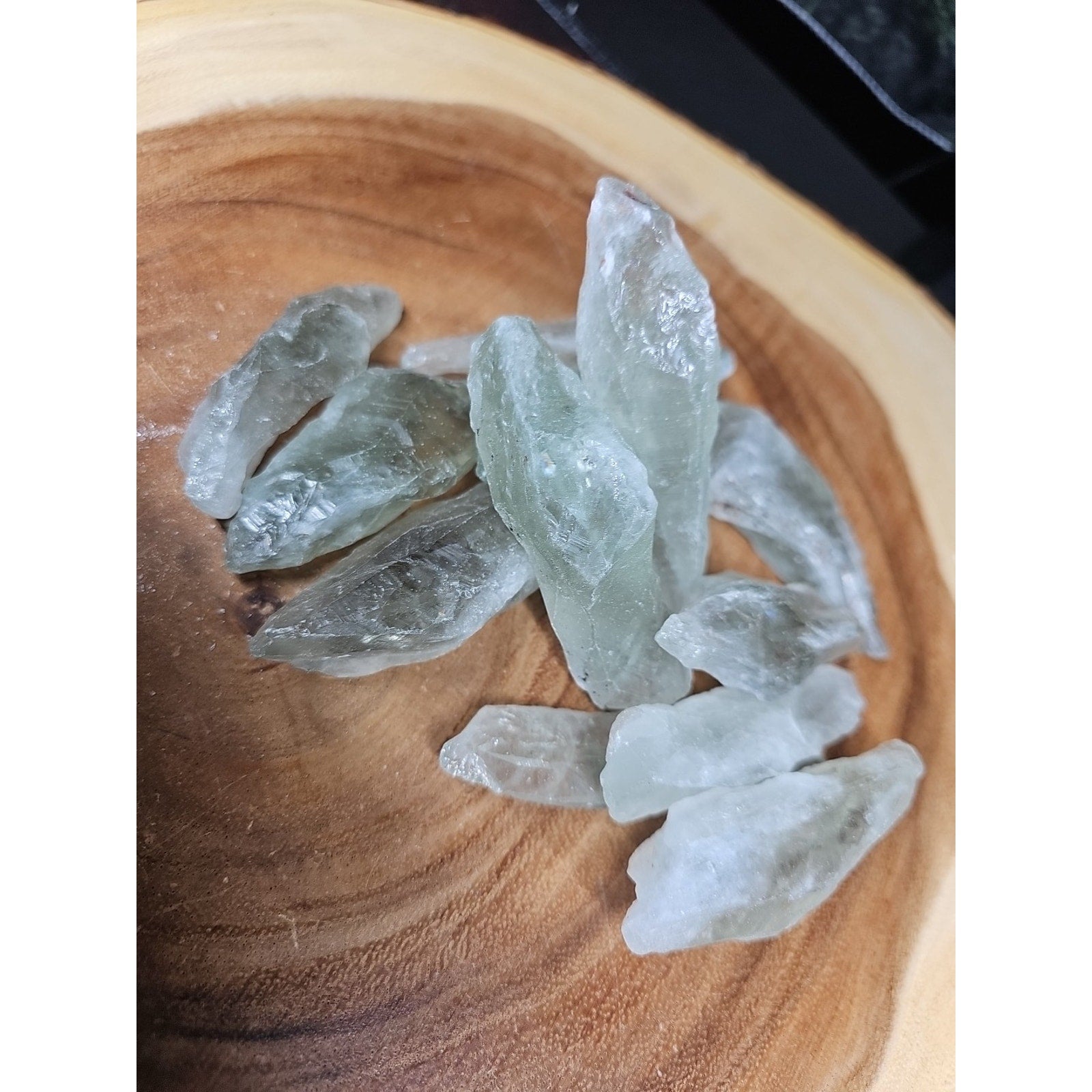 Wholesale Lot 1 Lb Prasiolite Green Amethyst Raw Crystal Healing Energy