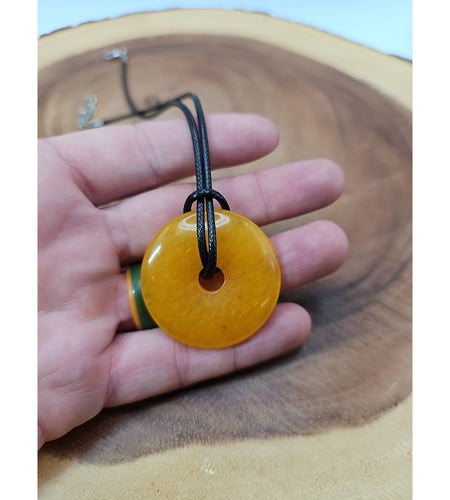 Lucky Pendant 16in Cord Necklace