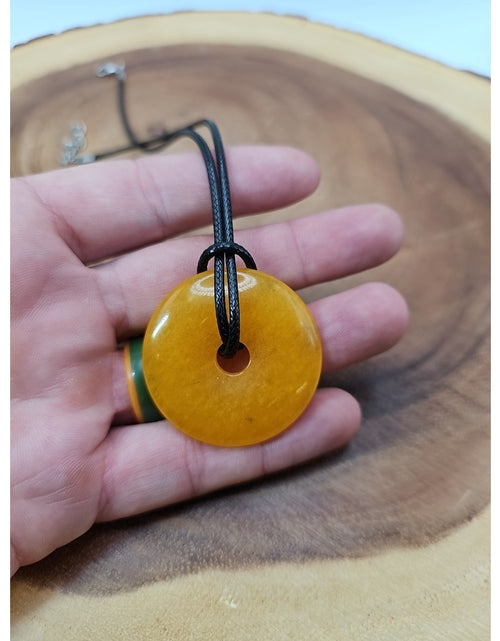 Load image into Gallery viewer, Lucky Pendant 16in Cord Necklace
