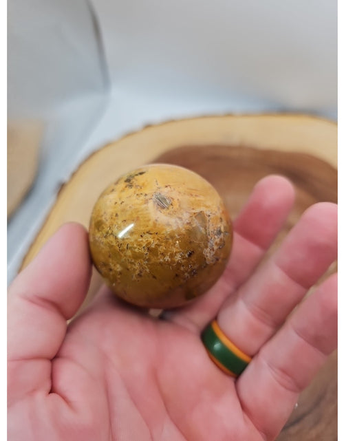 Load image into Gallery viewer, Ocean Jasper Sphere W/Stand 187g
