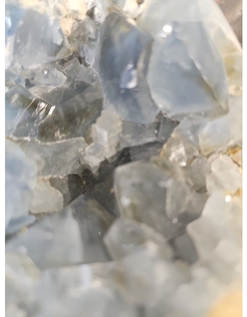 Load image into Gallery viewer, 4.61lbs Natural Baby Blue Celestite Quartz Crystal Geode Cluster Points Brazil
