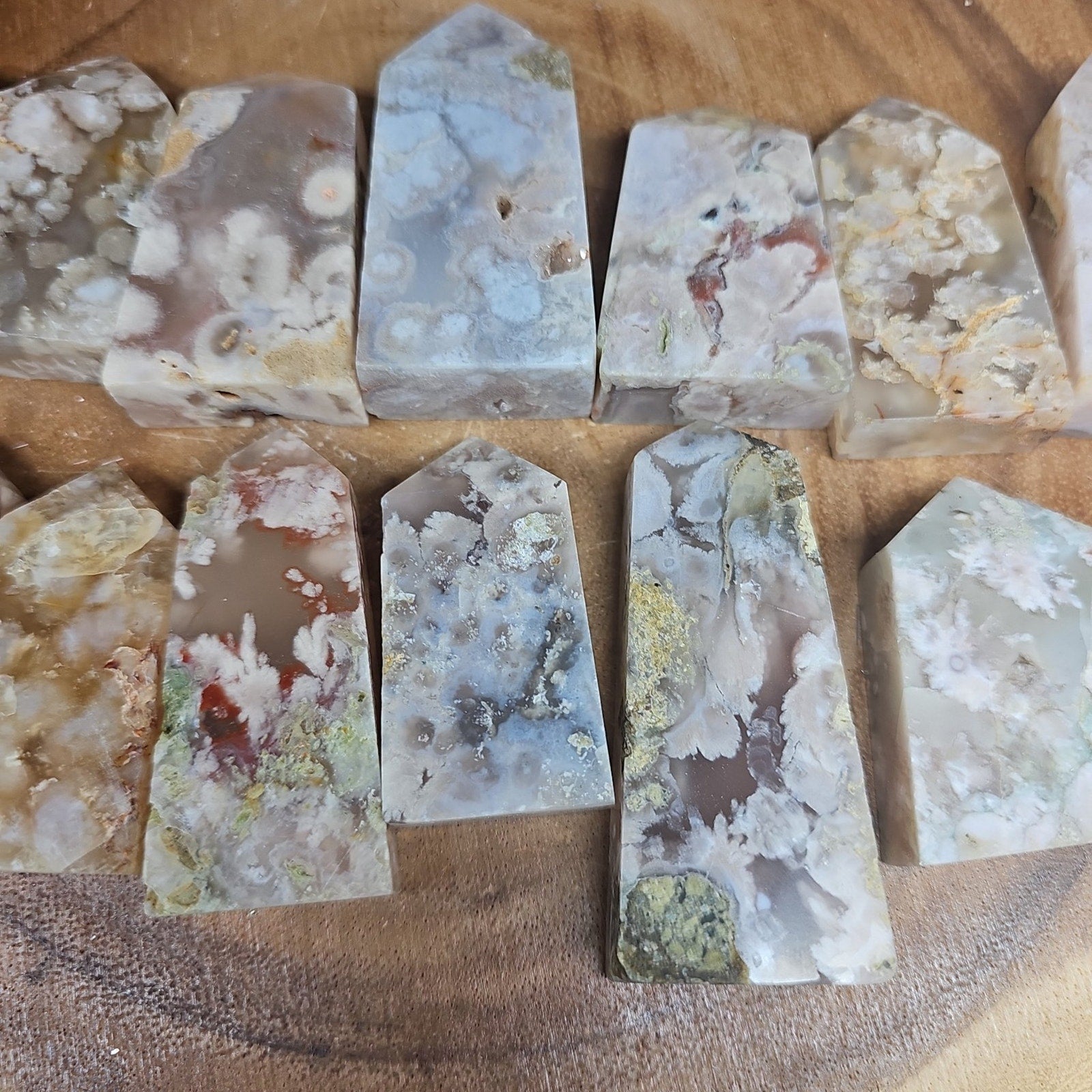 Phantom Agate cornelian towers