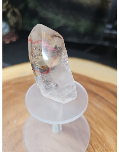 Load image into Gallery viewer, Quartz Crystal cluster Natural W/trapped Water 2 Spots 53gr
