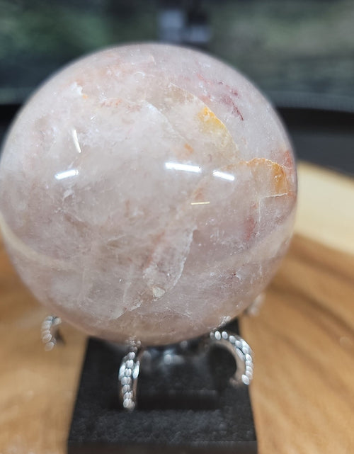 Load image into Gallery viewer, Ocean jasper quartz sphere
