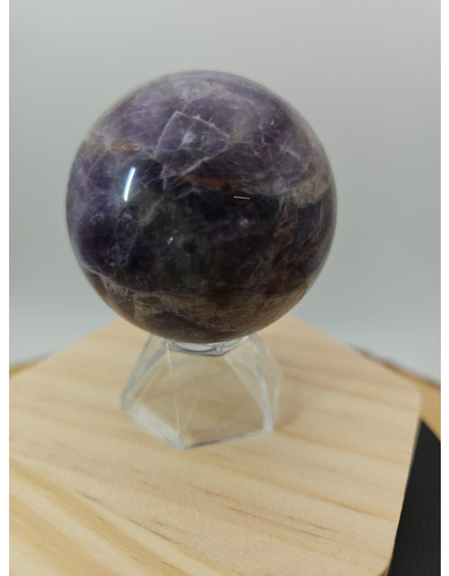 Load image into Gallery viewer, Chevron Amethyst Sphere 250g 56mm
