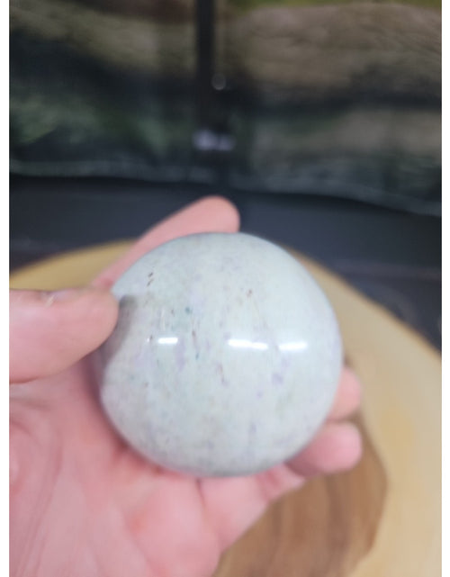 Load image into Gallery viewer, Natural Quartz Crystal Jasper Sphere Ball Polished 63mm &amp;stand
