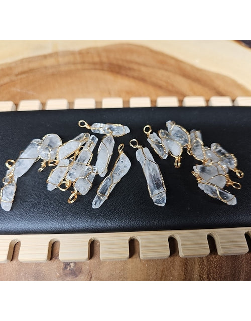 Load image into Gallery viewer, Wire Wrap Quartz Crystal Lot Of 19
