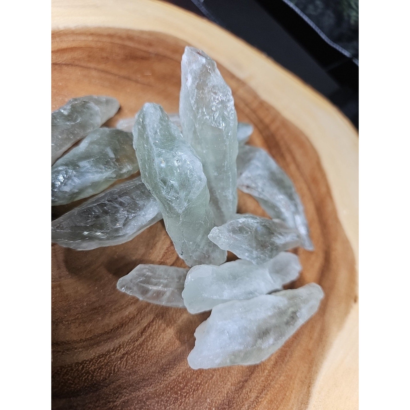 Wholesale Lot 1 Lb Prasiolite Green Amethyst Raw Crystal Healing Energy