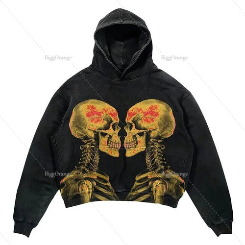 Load image into Gallery viewer, Punk Wind Ninja Printed Hoodies
