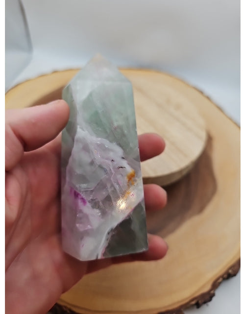 Load image into Gallery viewer, Fluorite Crystal Tower .92lbs
