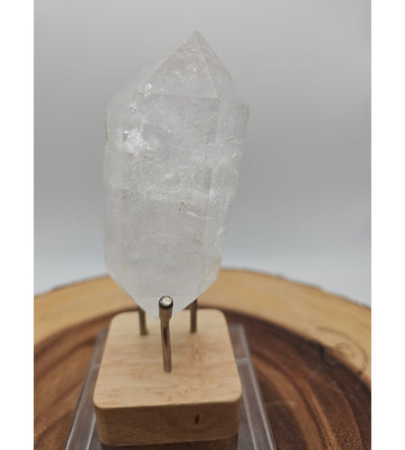 Quartz Crystal Point .49lb With Stand