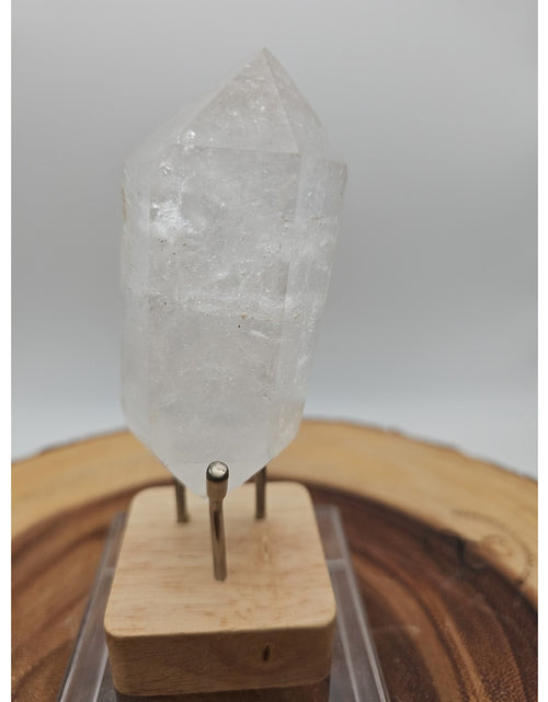 Load image into Gallery viewer, Quartz Crystal Point .49lb With Stand
