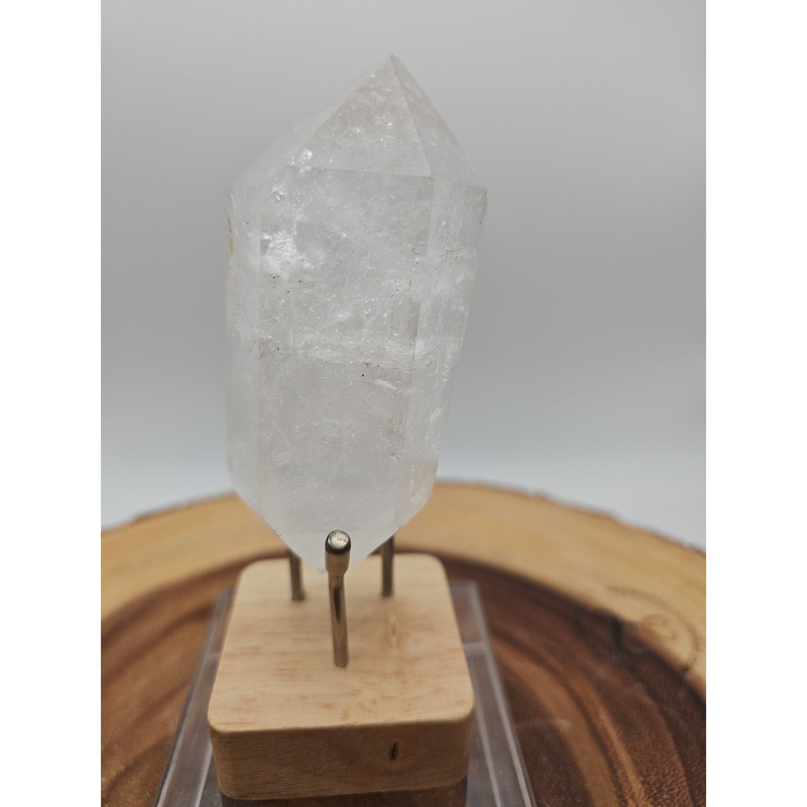 Quartz Crystal Point .49lb With Stand