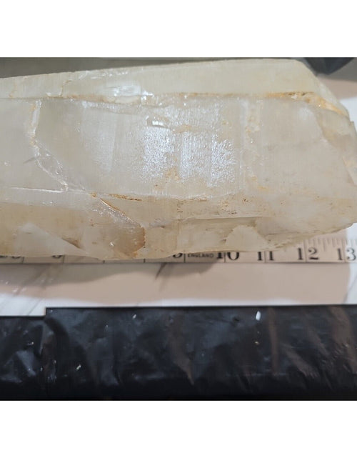 Load image into Gallery viewer, 8.7LB 12.9“ Natural Raw Clear White Quartz Crystal Point Rough Stone Rock Brazil
