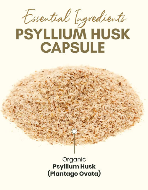 Load image into Gallery viewer, Psyllium Husk Capsules All Natural Fiber Supplement 750 mg 250 Capsules Vegan
