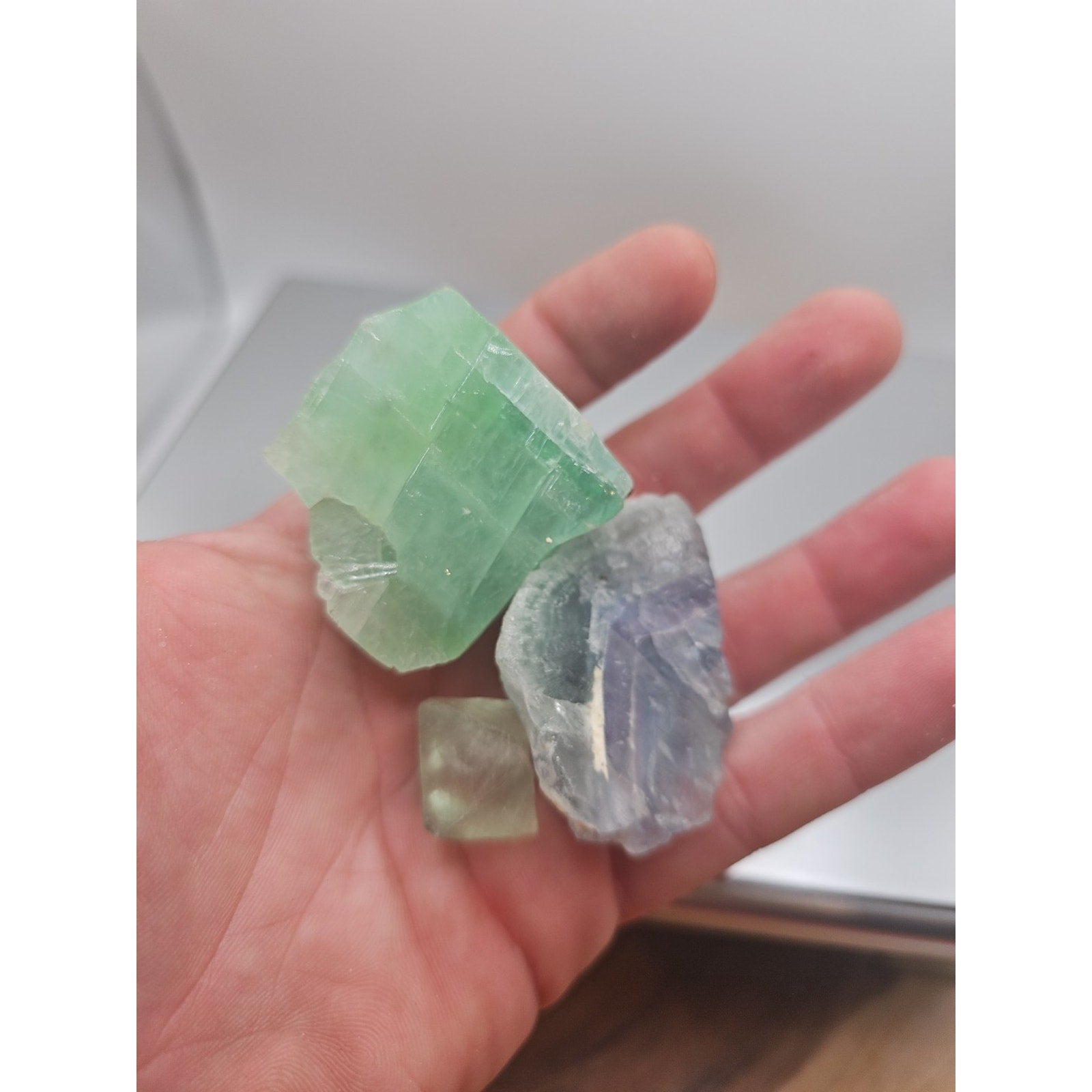 Flourite Specimens 3pcs .97oz