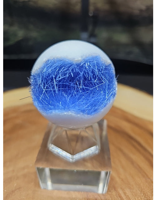 Load image into Gallery viewer, Magnesium phosphate Sphere W/Stand 154g 50mm
