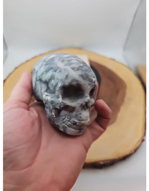 Load image into Gallery viewer, 1.20lb Natural Jasper Calcite Skulls Crystal Carving Mixed Stones Healing
