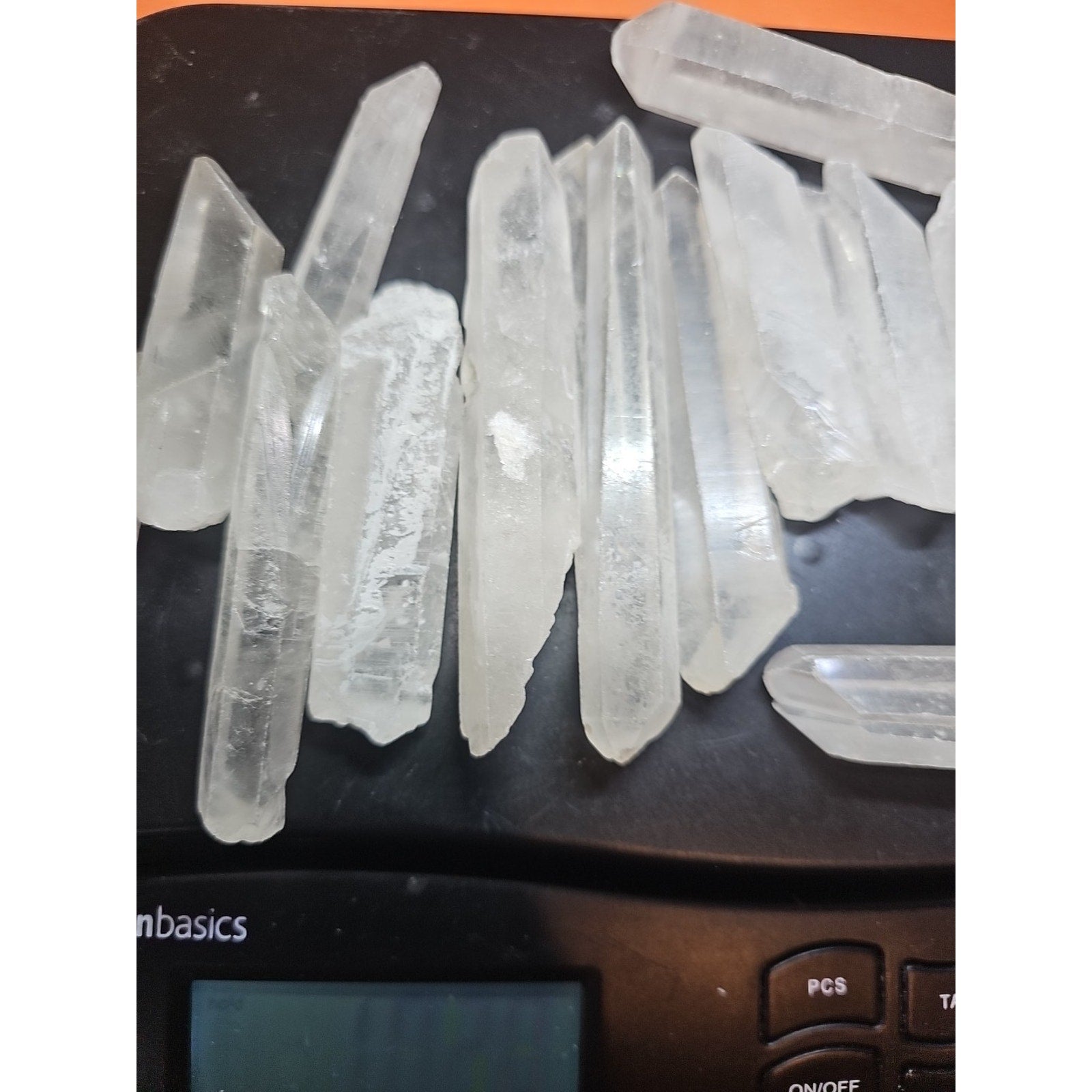 1lb Natural Clear Quartz Crystal Points Original Stones Brazil