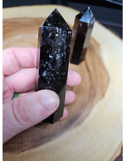 Load image into Gallery viewer, 1 Pair Smoky Quartz Tower 192grams

