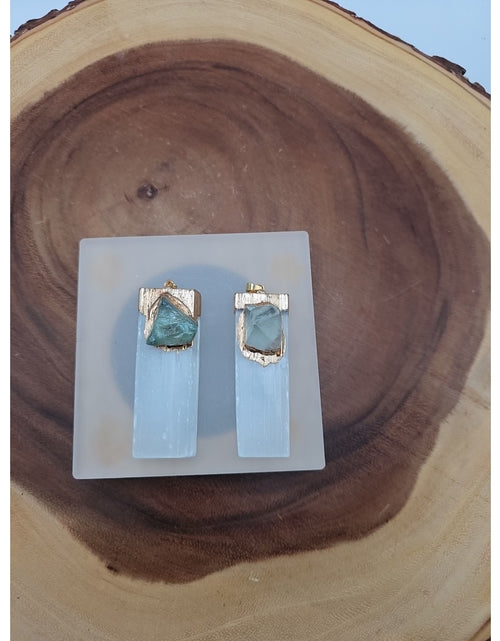 Load image into Gallery viewer, 1 Each Fluorite Pendante/Selenite
