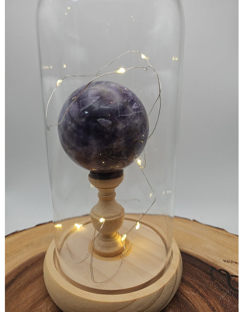 Load image into Gallery viewer, Amethyst Sphere With Case 60mm

