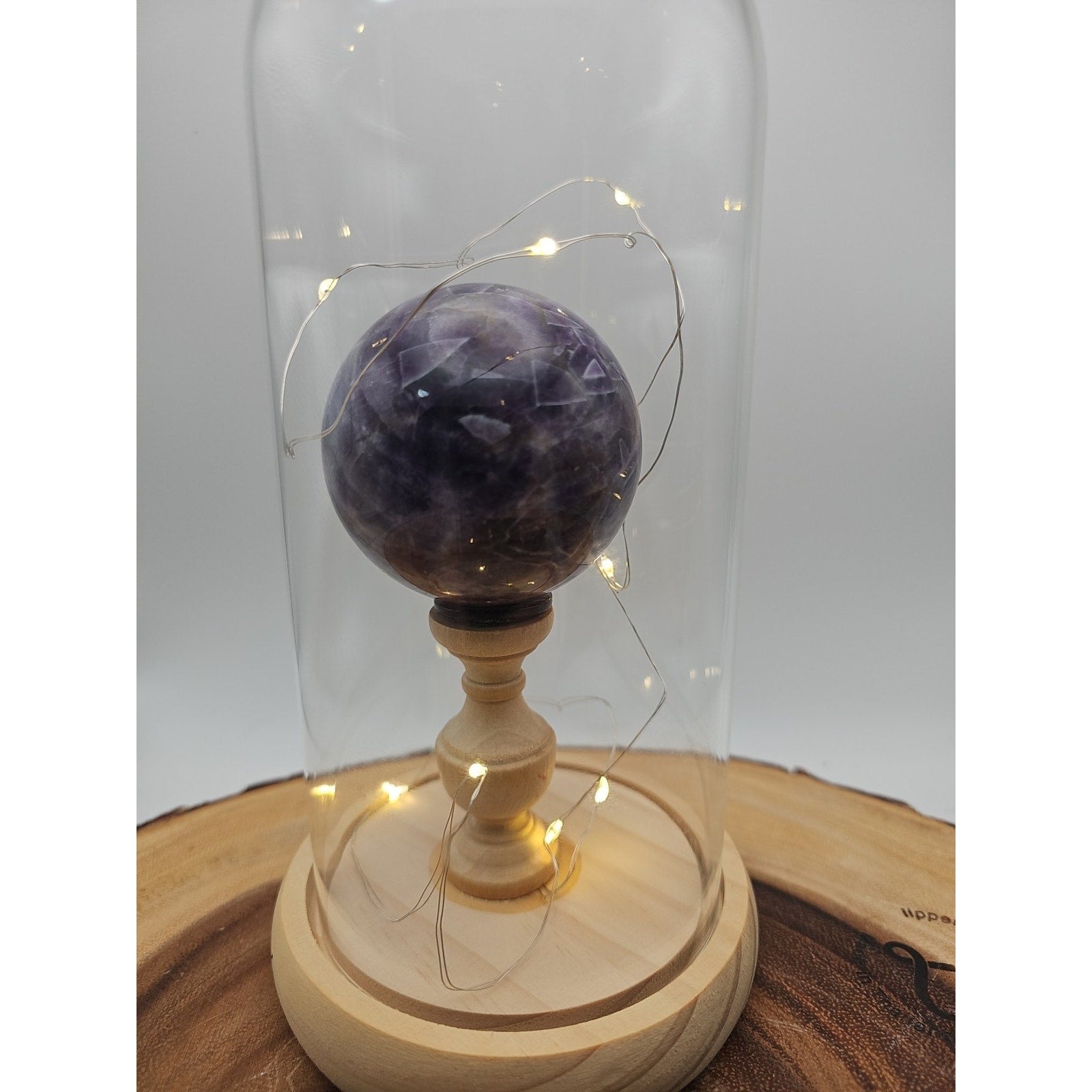Amethyst Sphere With Case 60mm