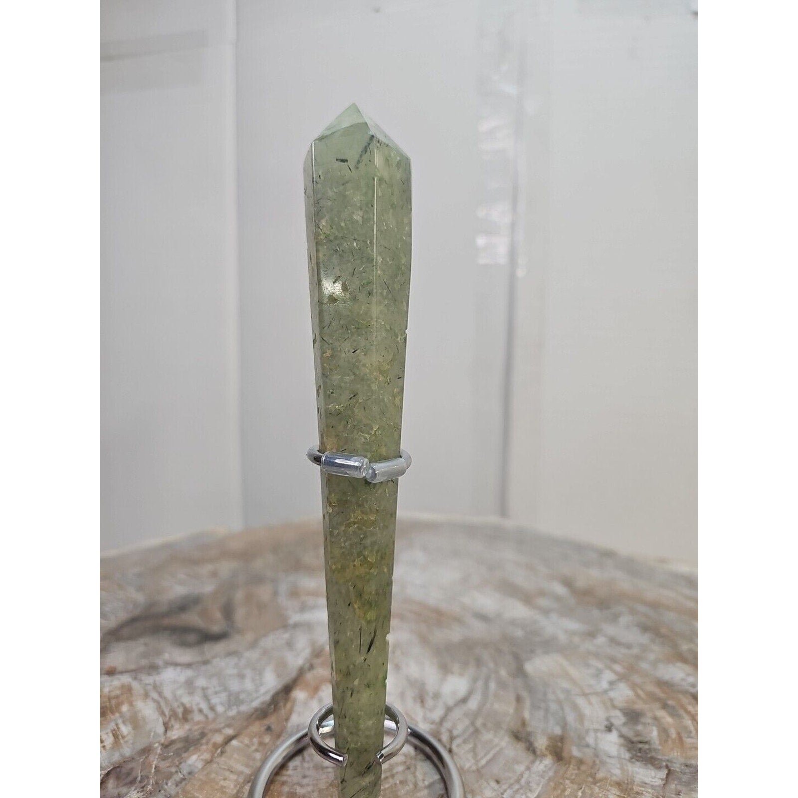 168g Grape Stone Scepter W/Stand 7in Long