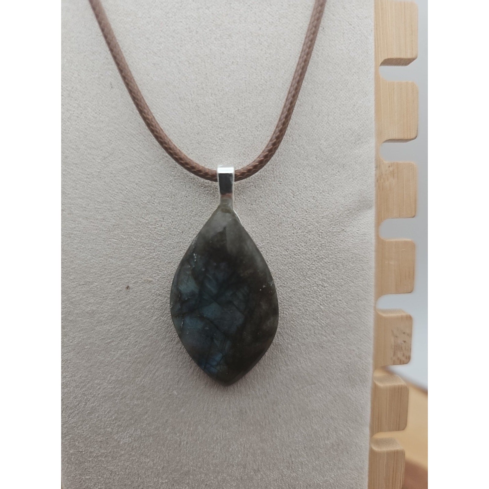 Labradorite Crystal Pendant 1 Each