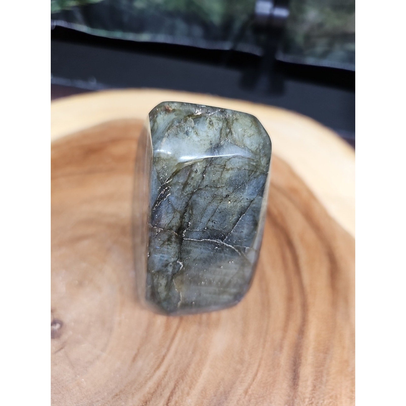 1.48LB 1Pcs Natural Rainbow Labradorite Crystal Spectrolite Stone