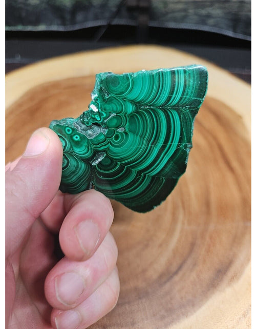 Load image into Gallery viewer, malachite Slice 4oz
