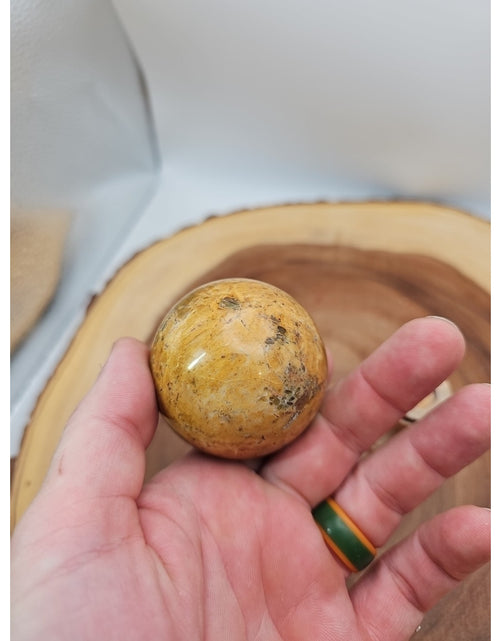 Load image into Gallery viewer, Ocean Jasper Sphere W/Stand 187g
