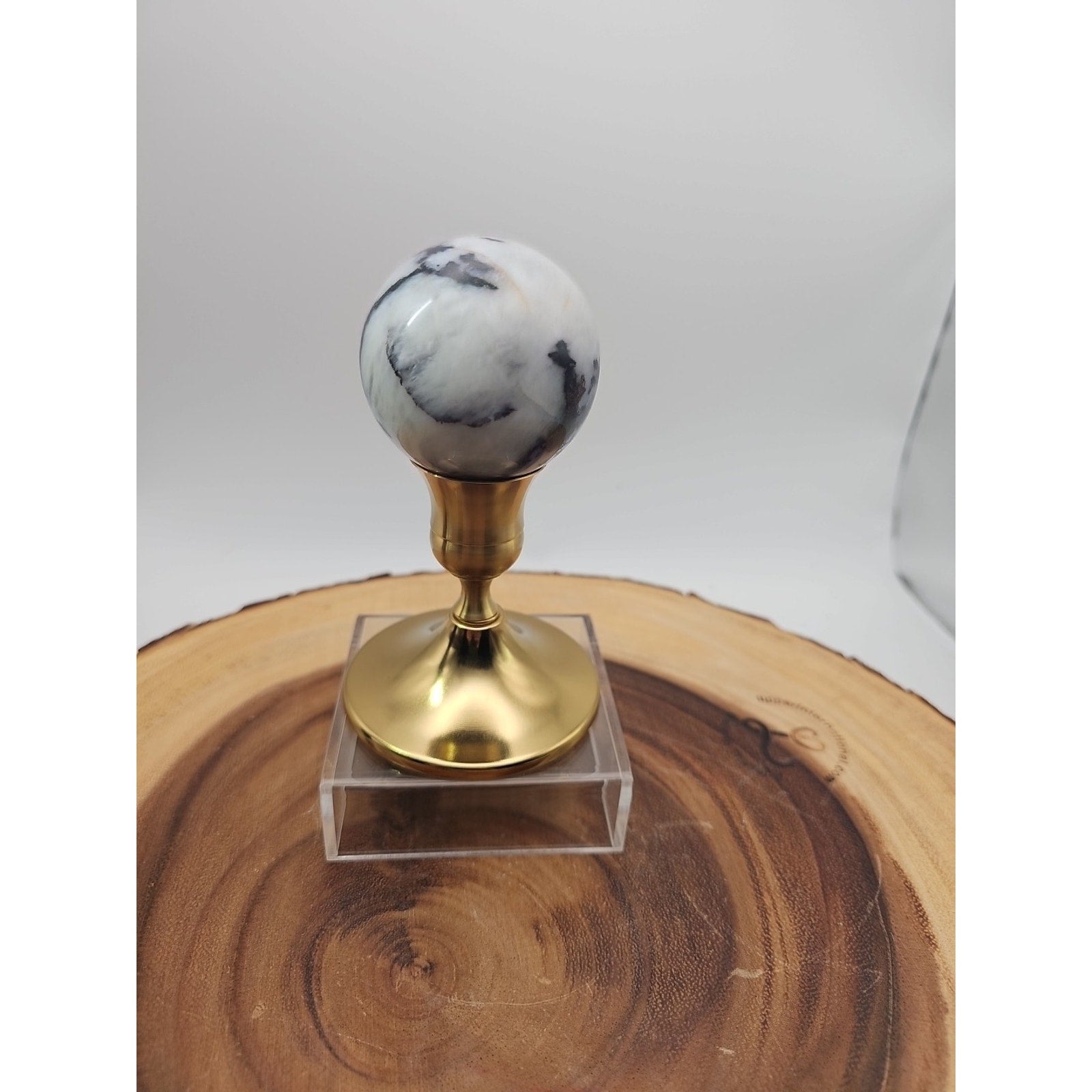 Tree Agate .53lb 53mm W/stand