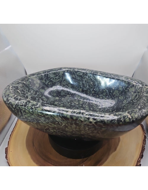 Load image into Gallery viewer, 14LB Natural Kambaba Jasper Quartz Crystal  Bowl
