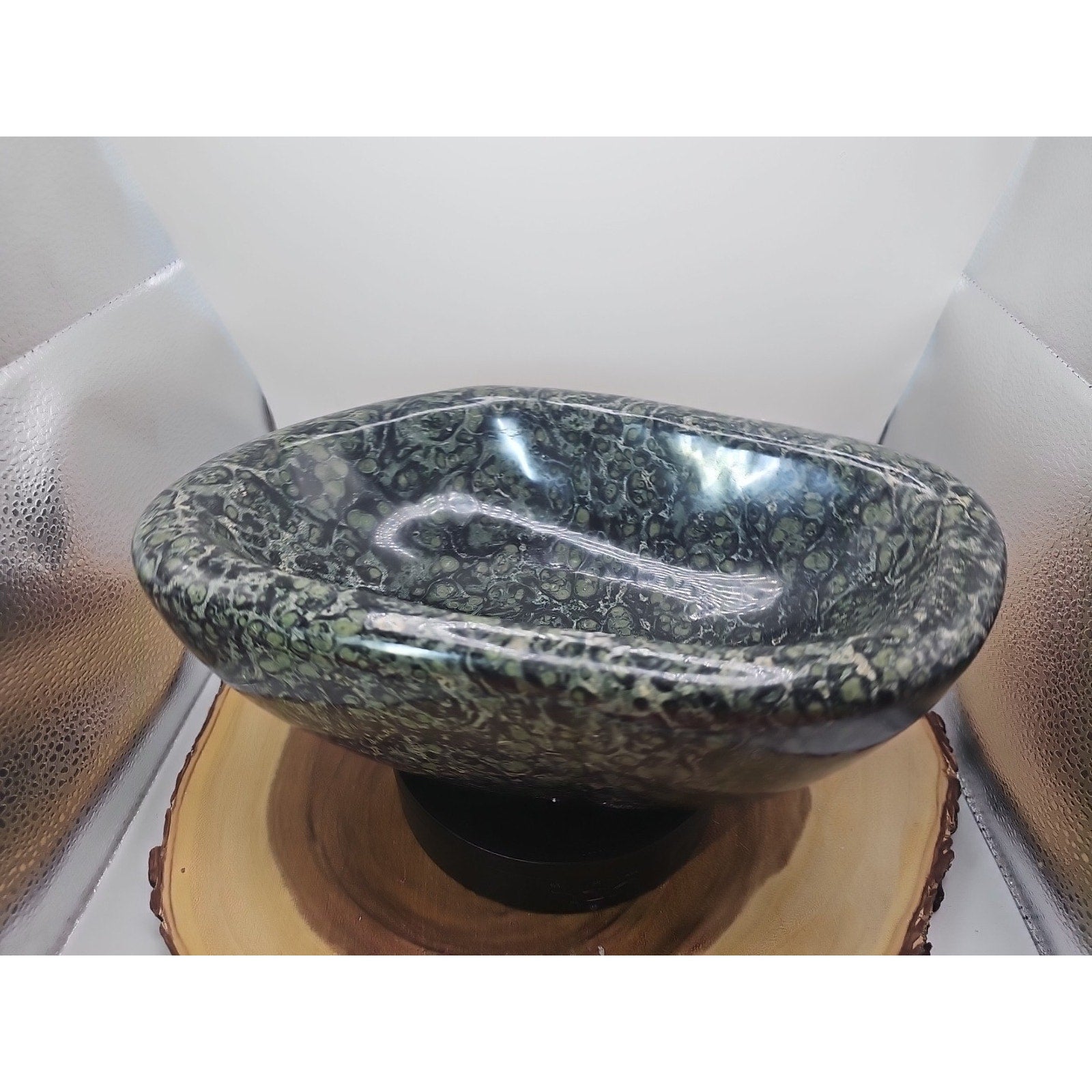 14LB Natural Kambaba Jasper Quartz Crystal  Bowl