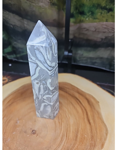 Load image into Gallery viewer, 1000 Eye Jasper 1.76lb 7.5in Tall
