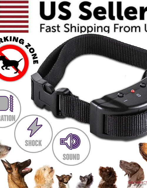 Load image into Gallery viewer, Automatic Anti Bark Barking Dog Shock Control Collar Device Large Medium Small
