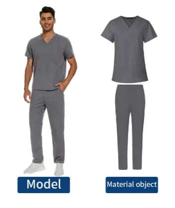 Load image into Gallery viewer, Men&#39;s V-Neck Medical Uniform
