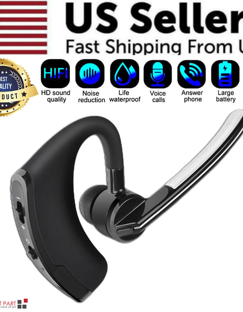 Load image into Gallery viewer, Bluetooth Earpiece Wireless Headset Noise Cancelling Headphones Driver Trucker
