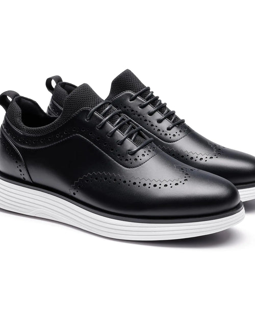 Load image into Gallery viewer, Bruno Marc Men&#39;s MaxFlex Dress Sneakers Oxfords Casual Wingtip Brogue Shoes 8 Black
