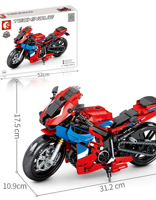 Load image into Gallery viewer, Motorcycle Model Building Blocks
