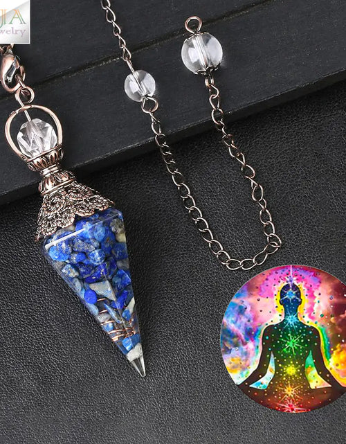 Load image into Gallery viewer, Chakra Healing Pendulum Crystals
