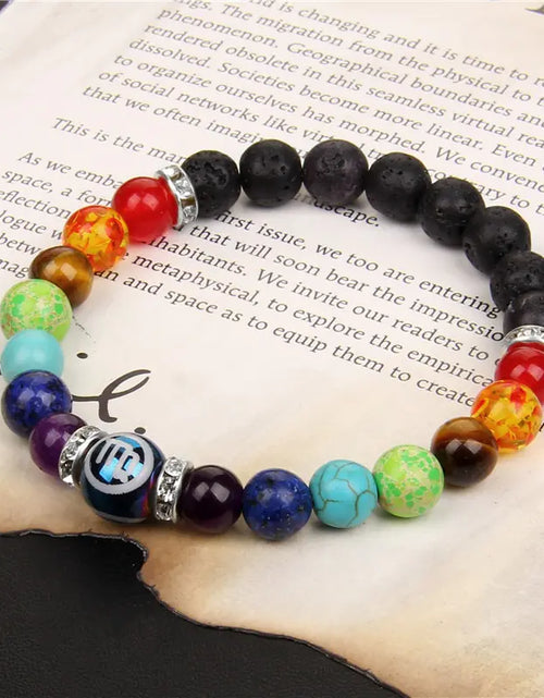 Load image into Gallery viewer, Chakra Constellation Bracelet Crystal Jewelry
