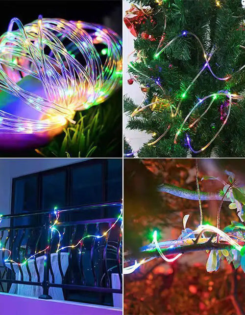 Load image into Gallery viewer, 33FT 100 LED Strip Rope Light Tube String Outdoor Garden Party Decoration Lights
