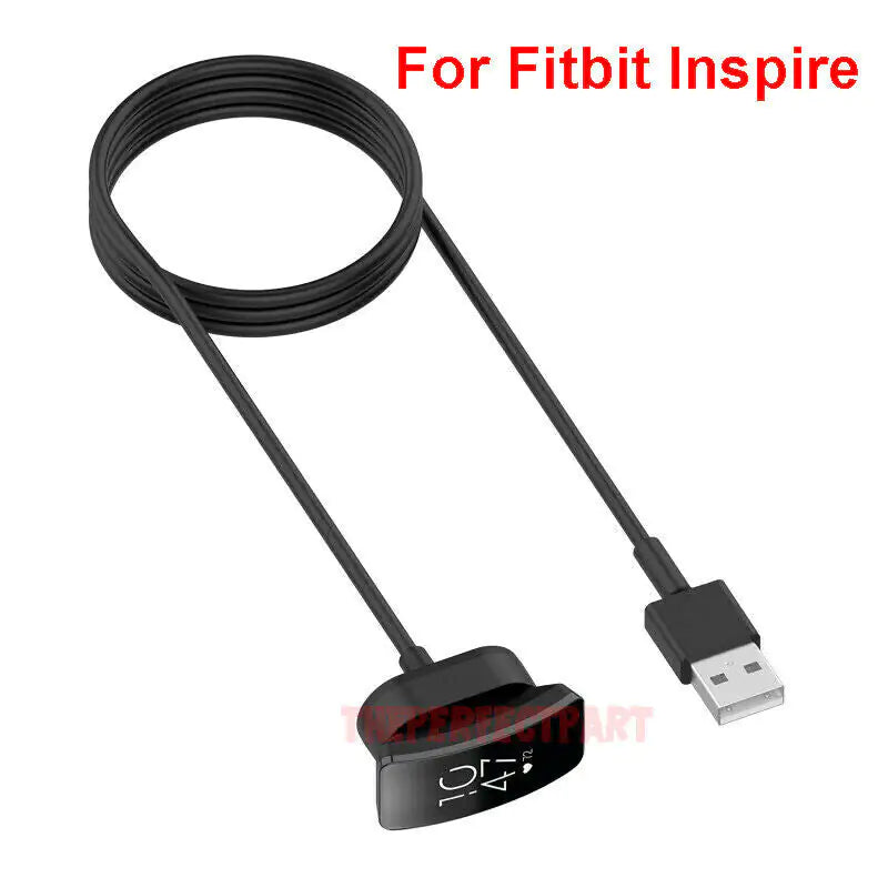 3.3FT USB Charging Cable Charger Cradle Base For Fitbit Inspire HR Smartwatch US