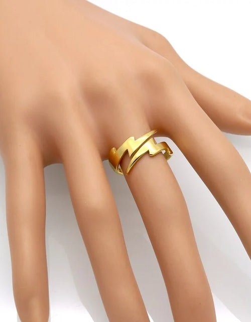 Load image into Gallery viewer, Tiny Lightning Ring: Modern Vintage Jewelry for Women
