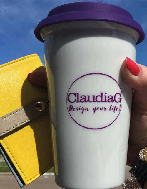 Load image into Gallery viewer, ClaudiaG Ceramic Travel Mug
