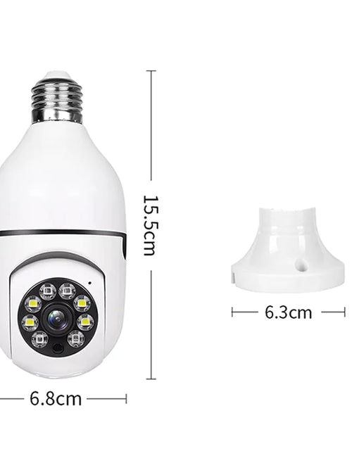 Load image into Gallery viewer, 360° 1080P IP E27 Light Bulb Camera Wi-Fi IR Night Smart Home Wireless Security
