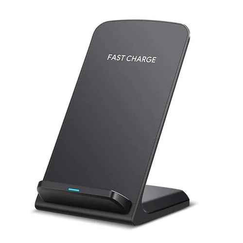 Load image into Gallery viewer, Qi Wireless Fast Charger Charging Pad Stand Dock For Samsung Galaxy iPhone Phone
